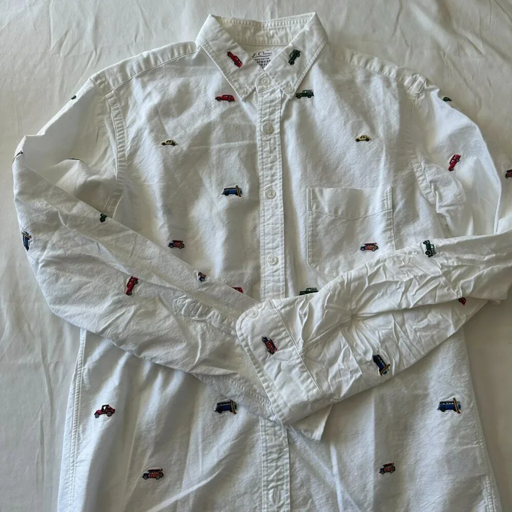 J Crew Lightweight Oxford Car Design